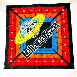 Lollapalooza 2023 Bandana Chicago Grant Park Band Music Concert Tour 21x21 Scarf